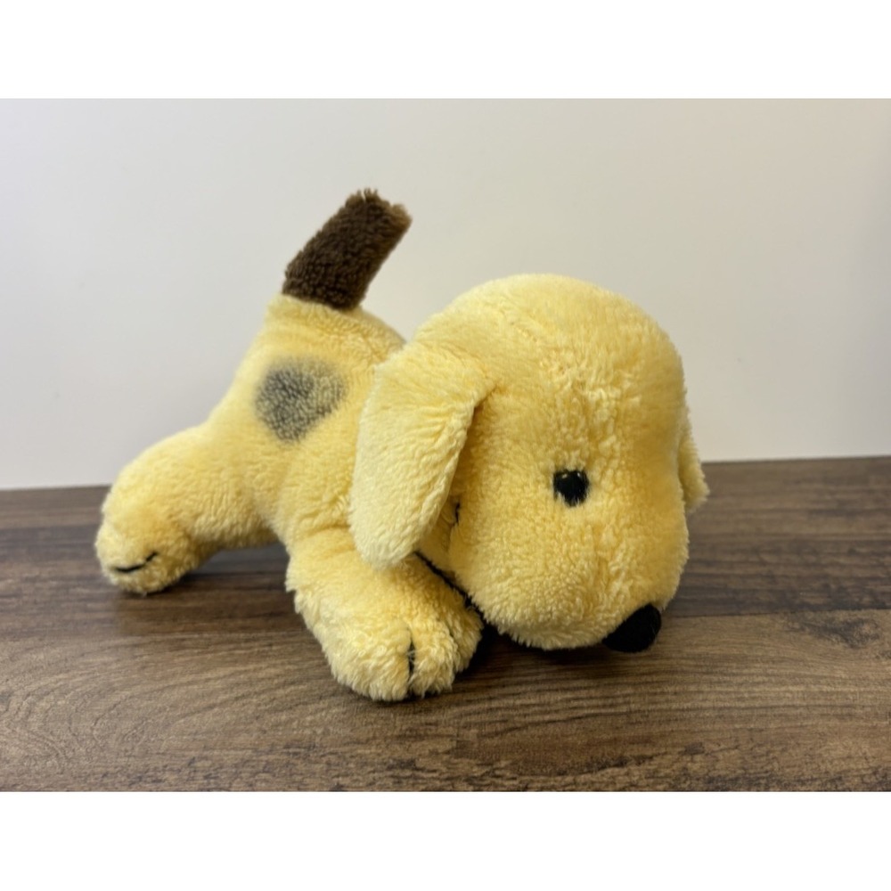 Vintage Eden Spot the Dog 8" Plush Yellow & Brown Puppy Eric Hill 1993